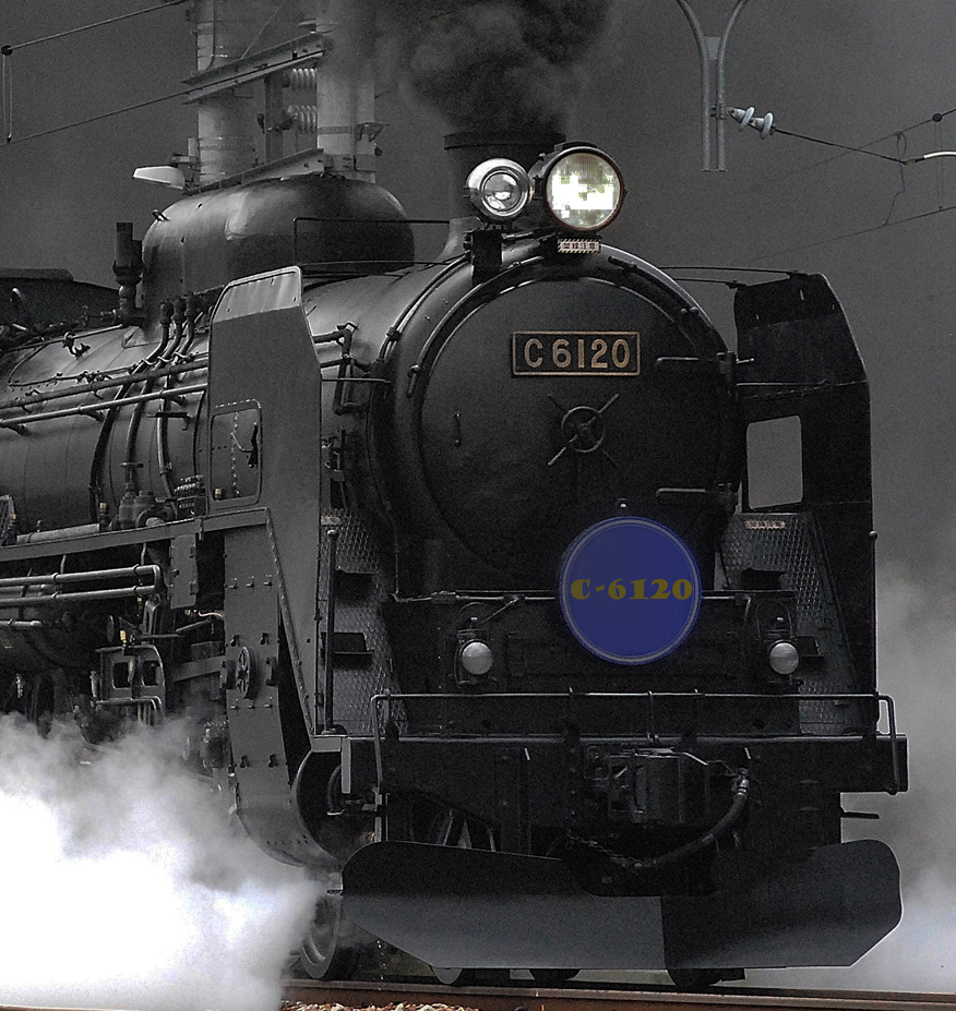 Steam Engine Train Pulling Into Station